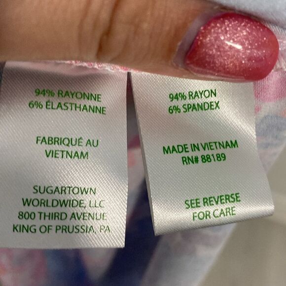 NWT- Lilly Pulitzer-SLOANE Maxi Dress- Resort white-Sway with me - Picture 10 of 10